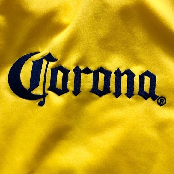 Corona Beer, Promotional Full Zip, Embroidered, Logo, Track Jacket, Mens Size M - Picture 13 of 14